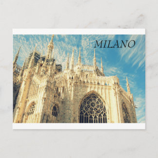 Carte Postale Cathédrale Duomo à Milano, Italie