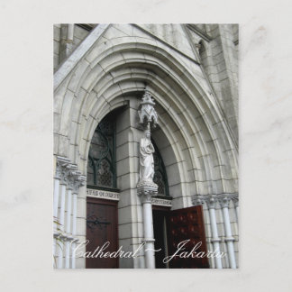 Carte Postale Cathédrale Eglise Jakarta Indonésie