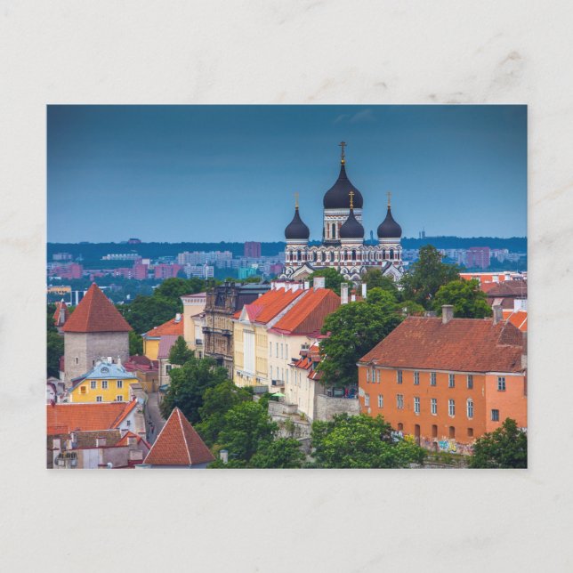 Carte Postale Cathédrale et cityscape | Estonia (Devant)