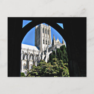 Carte Postale Cathédrale nationale de Washington par l'Archway