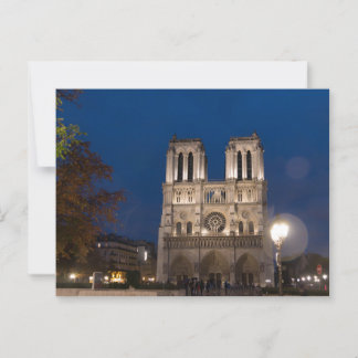 Carte Postale Cathédrale Notre-Dame de Nuit, Paris