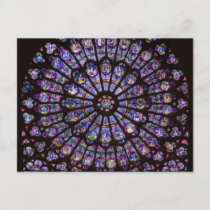 Carte Postale Cathédrale Notre-Dame de Paris Rose