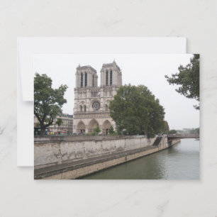 Carte Postale Cathédrale Notre-Dame et Seine, Paris