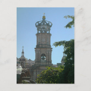 Carte Postale Cathédrale, Puerto Vallarta, Mexique