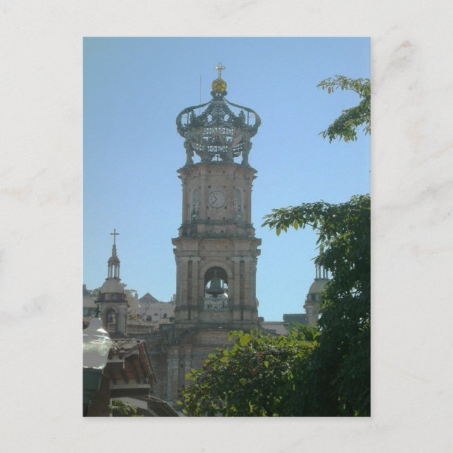 Carte Postale Cathédrale, Puerto Vallarta, Mexique (Devant)