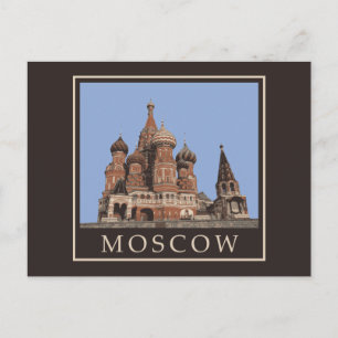 Carte Postale Cathédrale Saint Basile Moscou