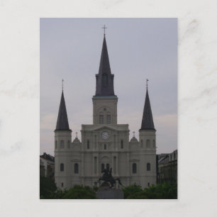 Carte Postale Cathédrale Saint-Louis de la Nouvelle-Orléans, Lou