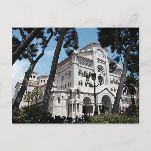 Carte Postale Cathédrale Saint-Nicolas de Monaco (Devant)