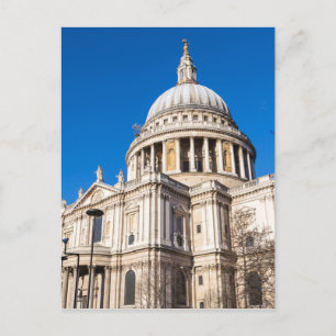 Carte Postale Cathédrale St Paul Londres avec ciel bleu
