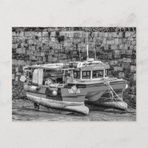 Carte Postale Catherine Anne Bateau de pêche Port Newquay
