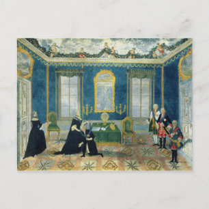 Carte Postale Catherine II rappelle le chancelier Alexeï