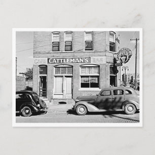 Carte Postale Cattleman's Bar Stockyards Omaha Nebraska