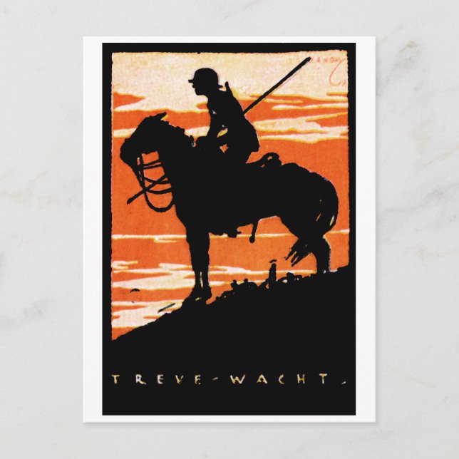 Carte Postale Cavalerie allemande de la Première Guerre mondiale (Devant)