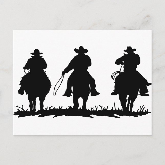 Carte Postale cavalier (Devant)
