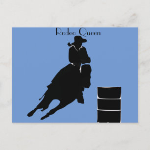 Carte Postale Cavalier de barils 