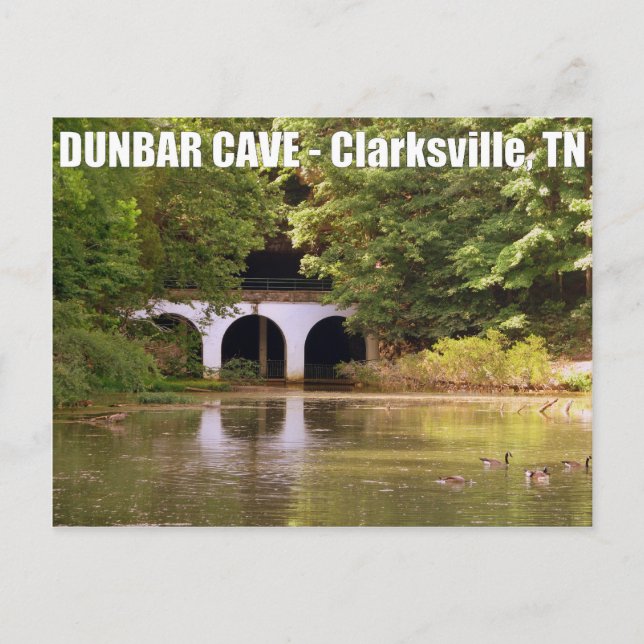 Carte Postale Caverne de Dunbar - Clarksville, TN (Devant)