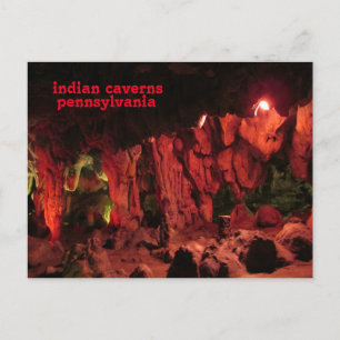 Carte Postale cavernes de lincoln, pennsylvanie