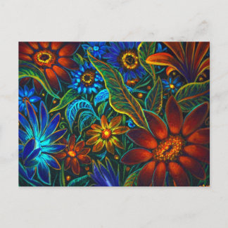 Carte Postale CBjork Avatar Floral Design