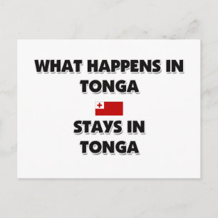 Carte Postale Ce Qui Se Passe À TONGA Reste Là