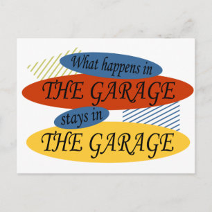 Carte Postale Ce Qui Se Passe Dans Les Garages