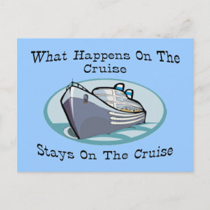 Carte Postale Ce Qui Se Passe Sur La Croisière