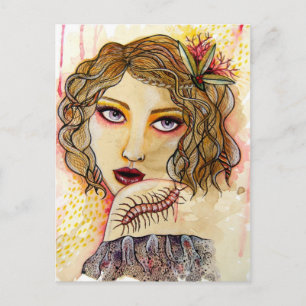 Carte Postale Cecilia et Centipede