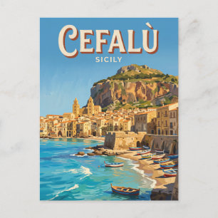 Carte Postale Cefalù Italie