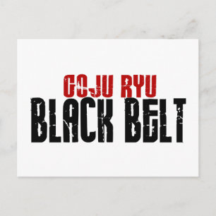 Carte Postale Ceinture noire Goju Ryu
