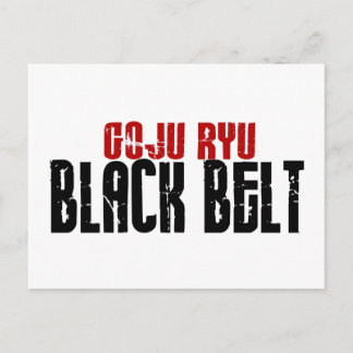 Carte Postale Ceinture noire Goju Ryu