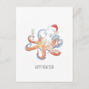 Carte postale "Celebrating octopus"