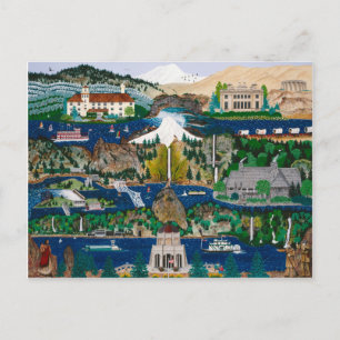 Carte Postale Célébration du Columbia River Gorge