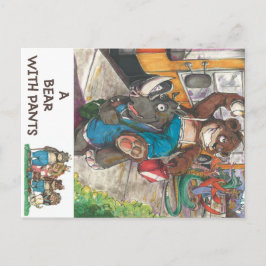 Carte Postale Célébration du livre "A Bear With Pants"
