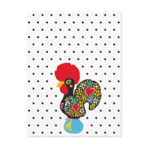 Célèbre coq de Barcelos Nr 06 - Pois