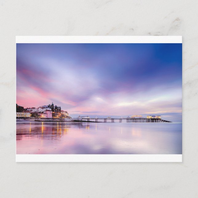 Carte Postale Célèbre jetée Cromer dans Norfolk Angleterre avec  (Devant)
