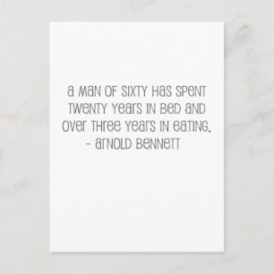 Carte Postale Célèbre, "Un homme de 60"