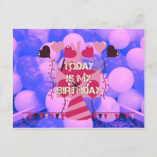 Carte Postale Célébrer Mes Bénédictions Joyeuses d'Anniversaire