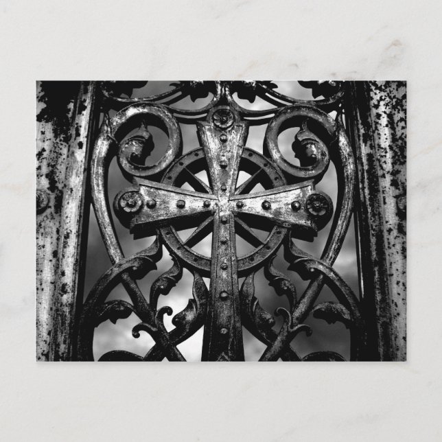 Carte Postale Celtic cross crypt door (Devant)