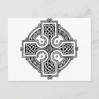 Carte Postale Celtic cross pattern