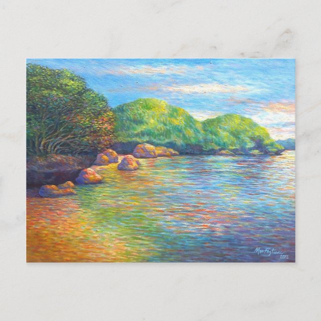 Carte Postale Cent Îles, Philippines (Devant)