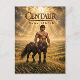 Carte Postale Centaur Or Steppe Sombre Cinéma
