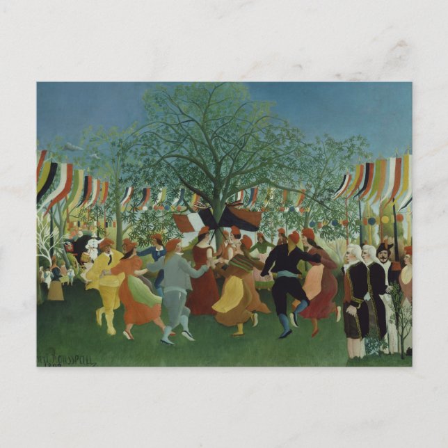 Carte Postale Centenaire de l'Indépendance par Henri Rousseau (Devant)