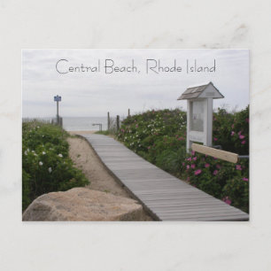 Carte Postale Central Beach, Rhode Island