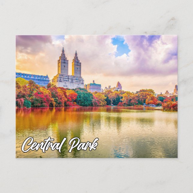 Carte Postale Central Park, Manhattan, New York, USA (Devant)