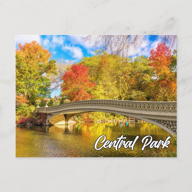 Carte Postale Central Park, Manhattan, New York, USA (Devant)