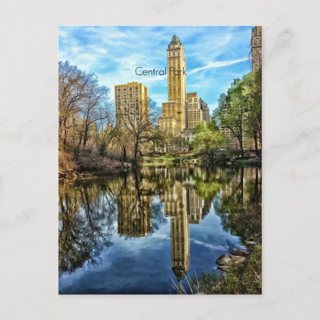 Carte Postale Central Park, New York, (Devant)