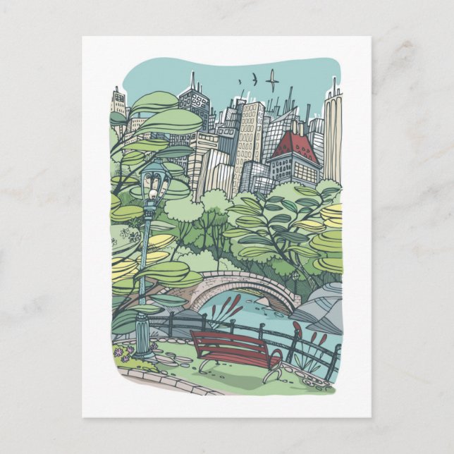 Carte Postale Central Park | New York City, New York (Devant)