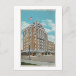 Carte Postale Centralia, WA - Vue de l'hôtel Lewis-Clark