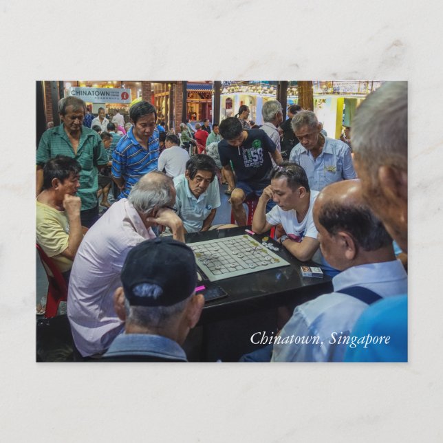 Carte Postale Centre de Chinatown, Singapour (Devant)