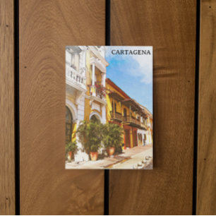 Carte Postale Centre historique de Cartagena en Colombie