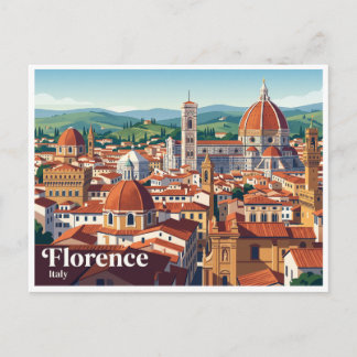 Carte Postale Centre historique de Florence Italie
